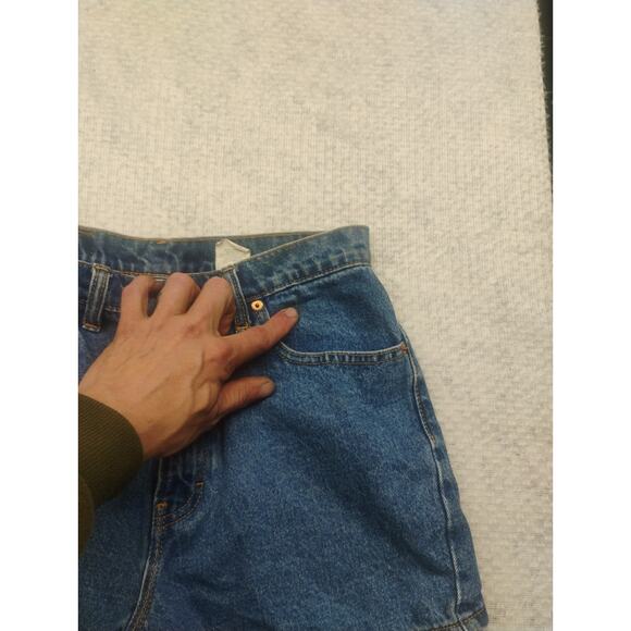 Vintage Jordache Mini Jorts Size 9/10 High Waisted Mom Daisy Dukes Y2k Short Fit - Picture 7 of 11